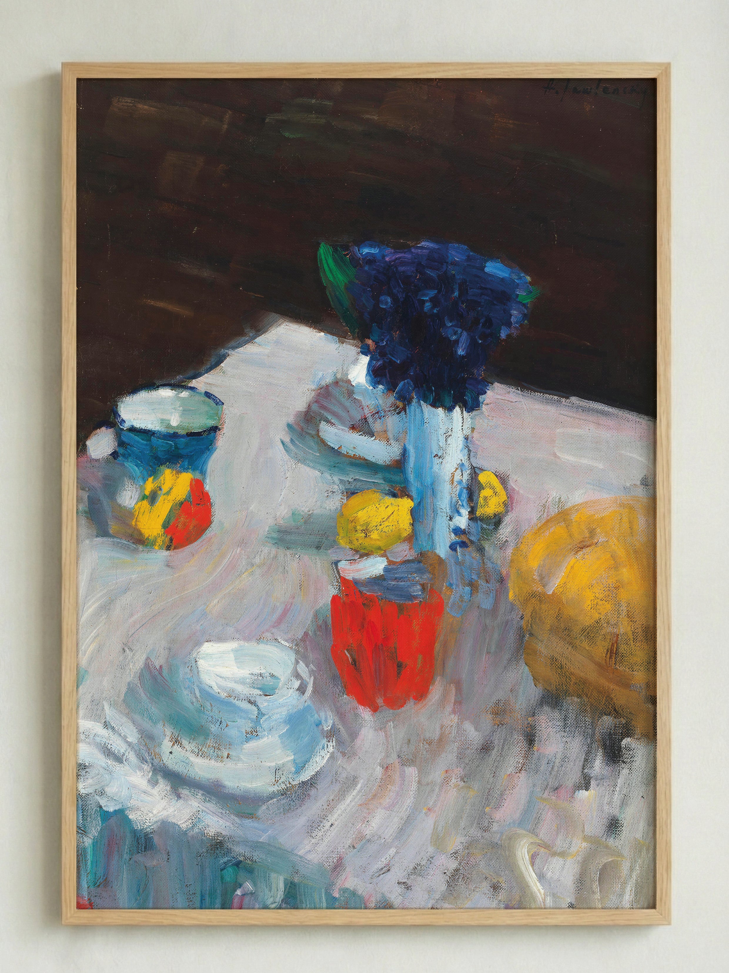 Gedeckter Tisch (1904), Alexej von Jawlensky