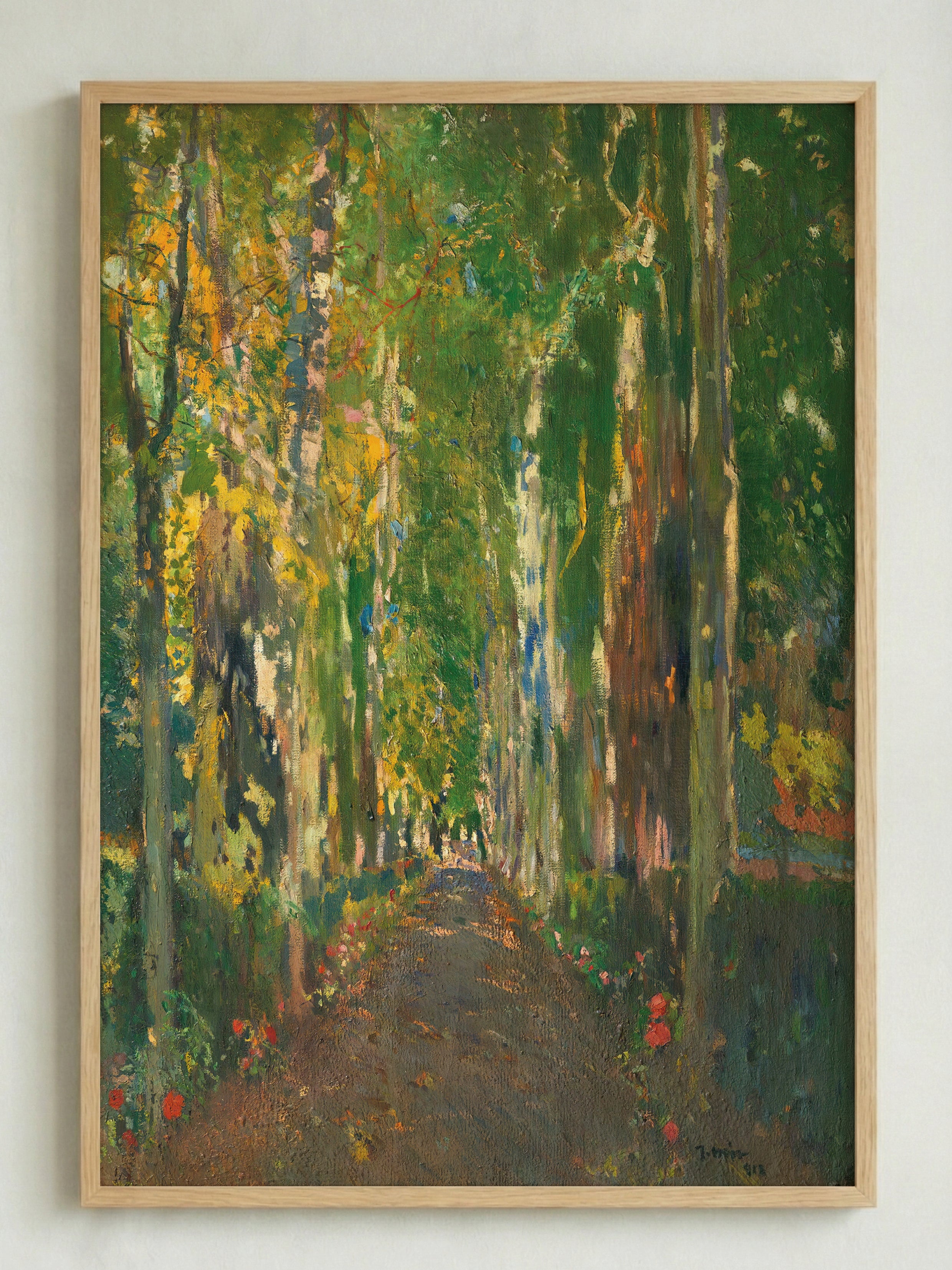 Camino De La Casa Güell (1918), Joaquim Mir
