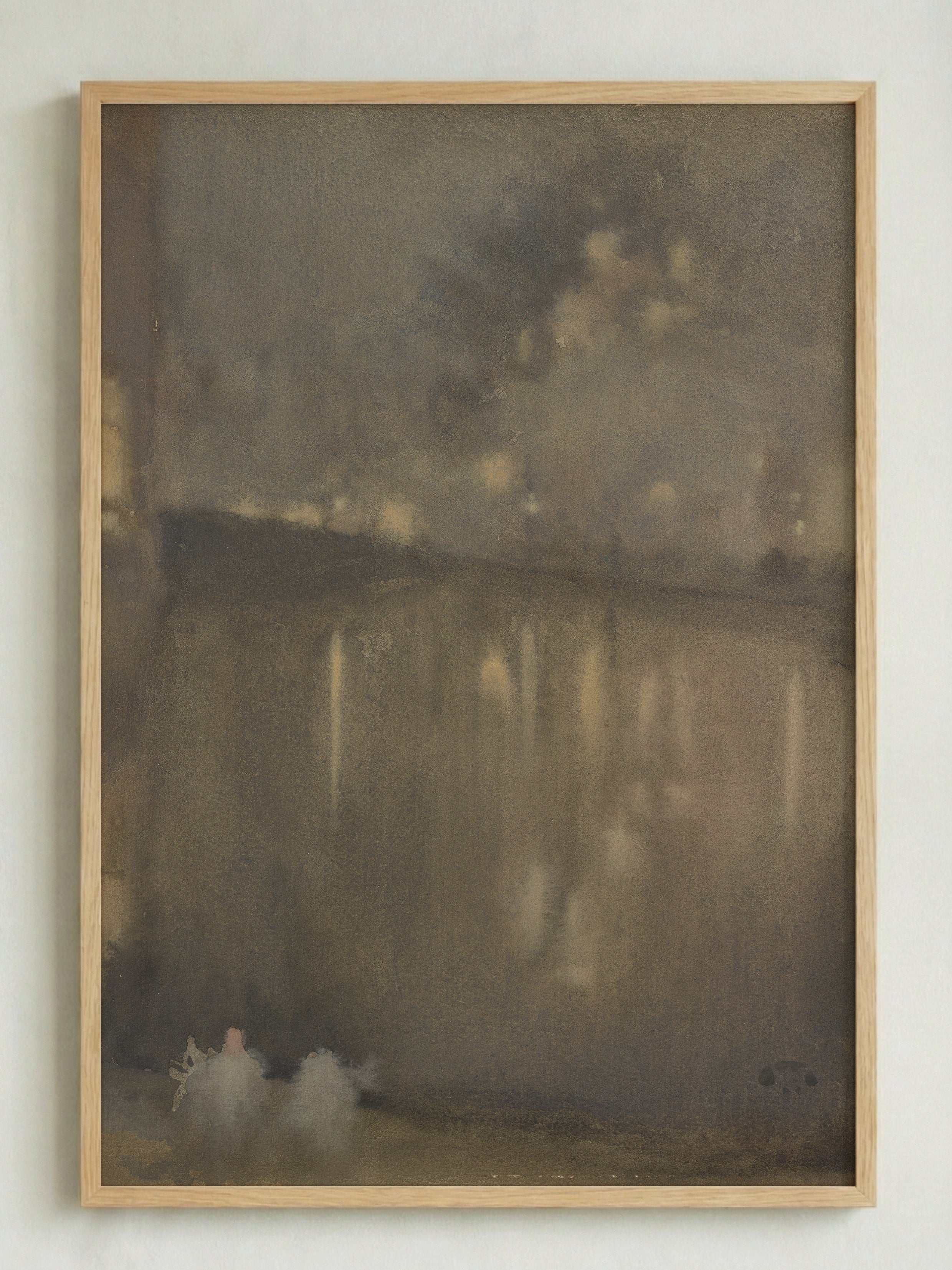 Nocturne in Grey and Gold, Holland (1882), James McNeill Whistler